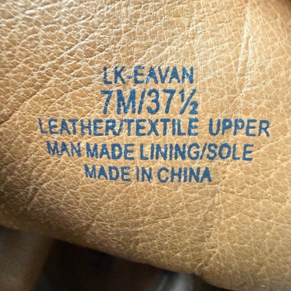 Lucky Brand Eavan Brown Leather Hiking Boots Side Zip Lug Sole Women's Size 7 - Picture 10 of 10